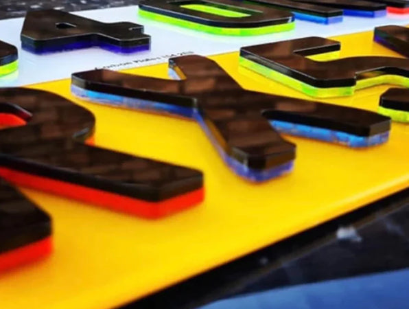 "Premium 4D Neon Plates for Cars - Stylish and Durable"