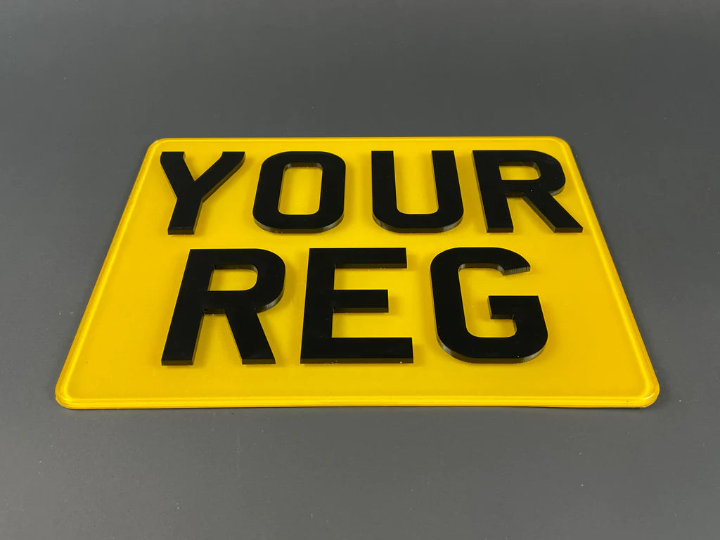"4D Bike Laser Plates | Customizable Premium Motorcycle Plates"