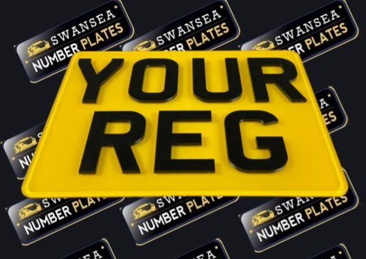 Road Legal 4D Bike Laser Plate Compliant with DVLA and MOT Regulations