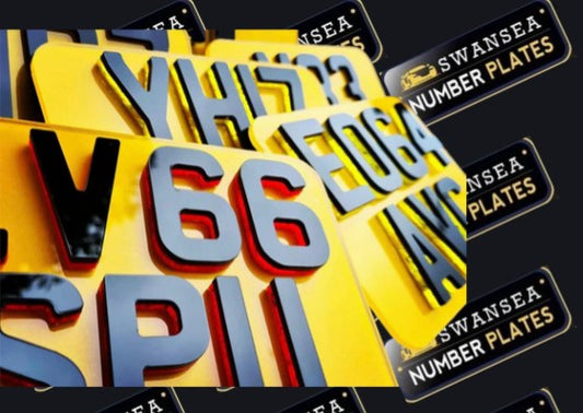 High-Quality 4D Neon 9x7 Bike Number Plate - Durable and Stylish