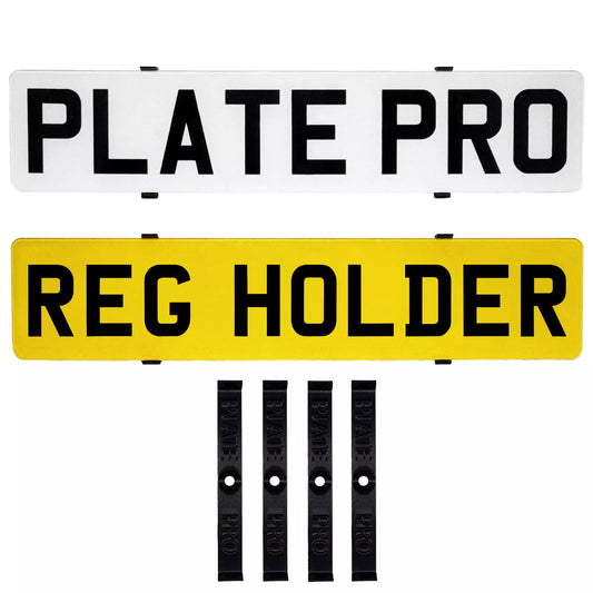 NUMBER PLATE QUICK RELEASE HOLDERS SET X 4