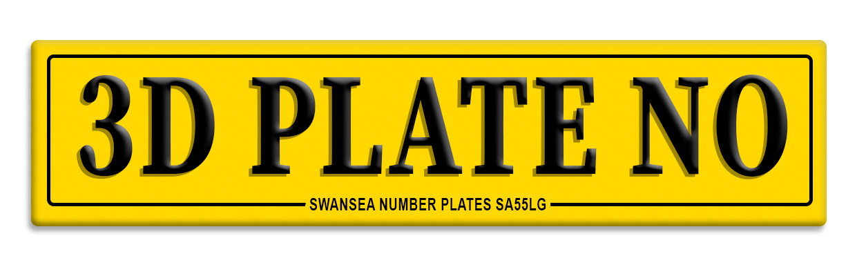 "Sparkling 3D Gel Glitter Plates - Customizable License Plates"